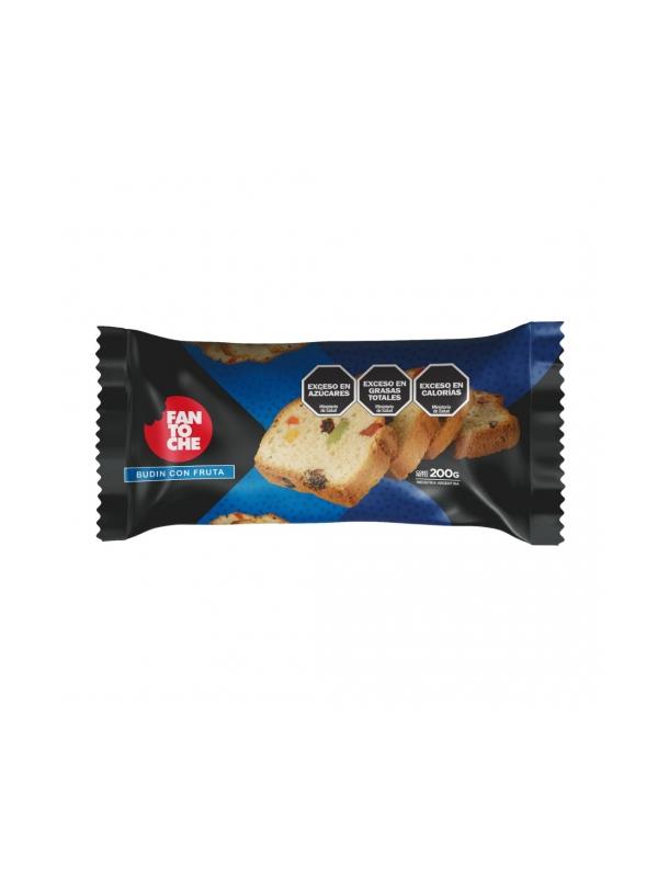 BUDIN FANTOCHE C/FRUTAS 200GR