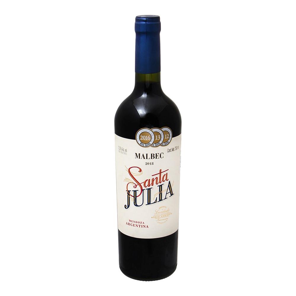 VINO TINTO SANTA JULIA MALBEC 750ML