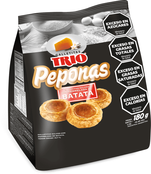GALLETITA TRIO PEPONAS DLCE. DE BATATA X 300G.