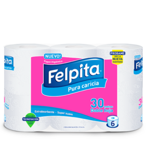 FELPITA PH DOBLE HOJA X6U X30MTS 