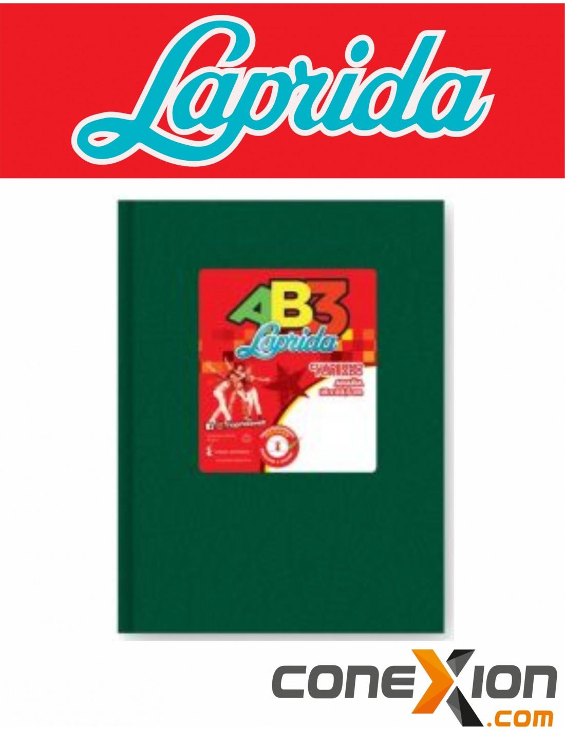 CUADERNO LAPRIDA AB3 TAPA DURA X 98 HOJAS