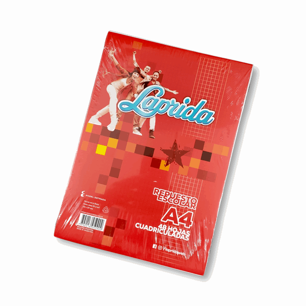 REPUESTO LAPRIDA X 48 HJS CUADRICULADO