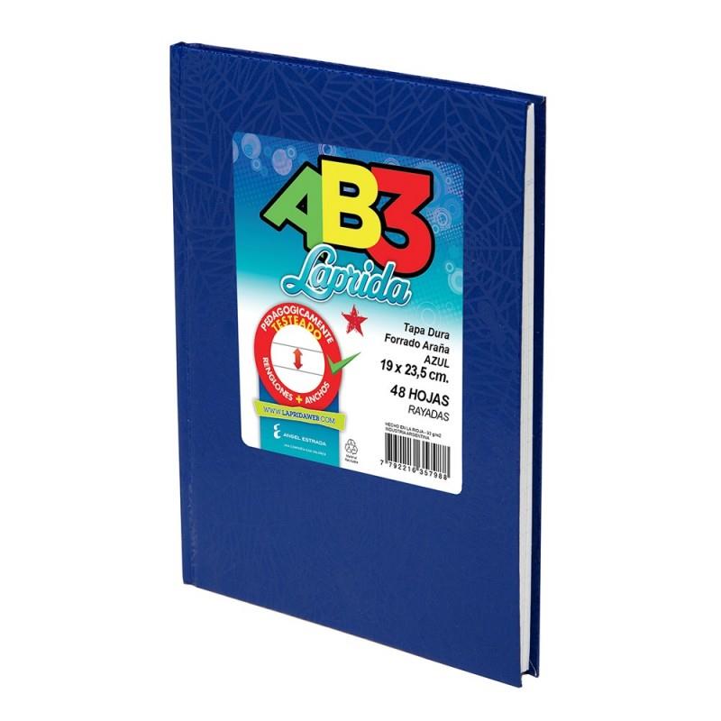 CUADERNO LAPRIDA AB 3 X 50 HOJAS