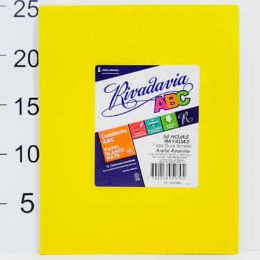 CUADERNO T/D X 50 RIV ABC AMARILLO ARAÑA 