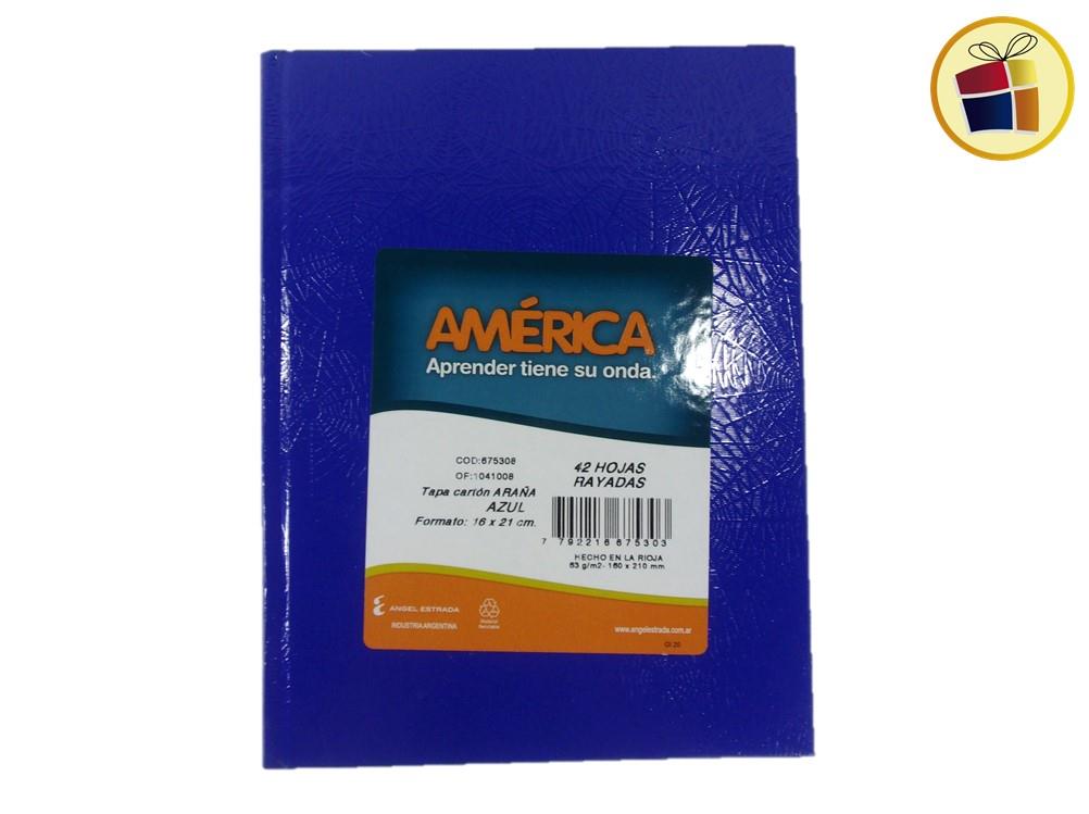 CUADERNO RAYADO T/DURA 42H. ARAÑA