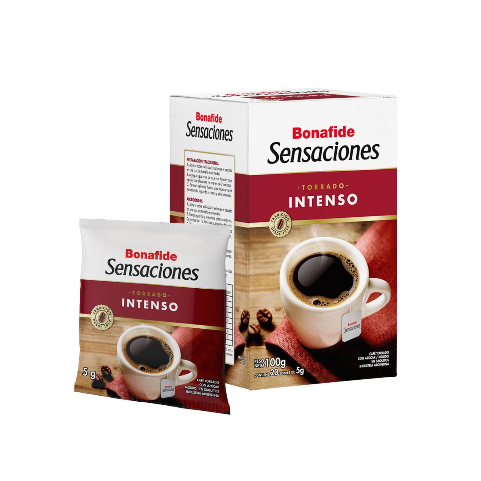 CAFE BONAFIDE TORRADO INTENSO SAQUITO 20 U