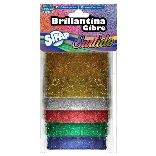 SIFAP BRILLANTINA GIBRE SURTIDO 5X4GR