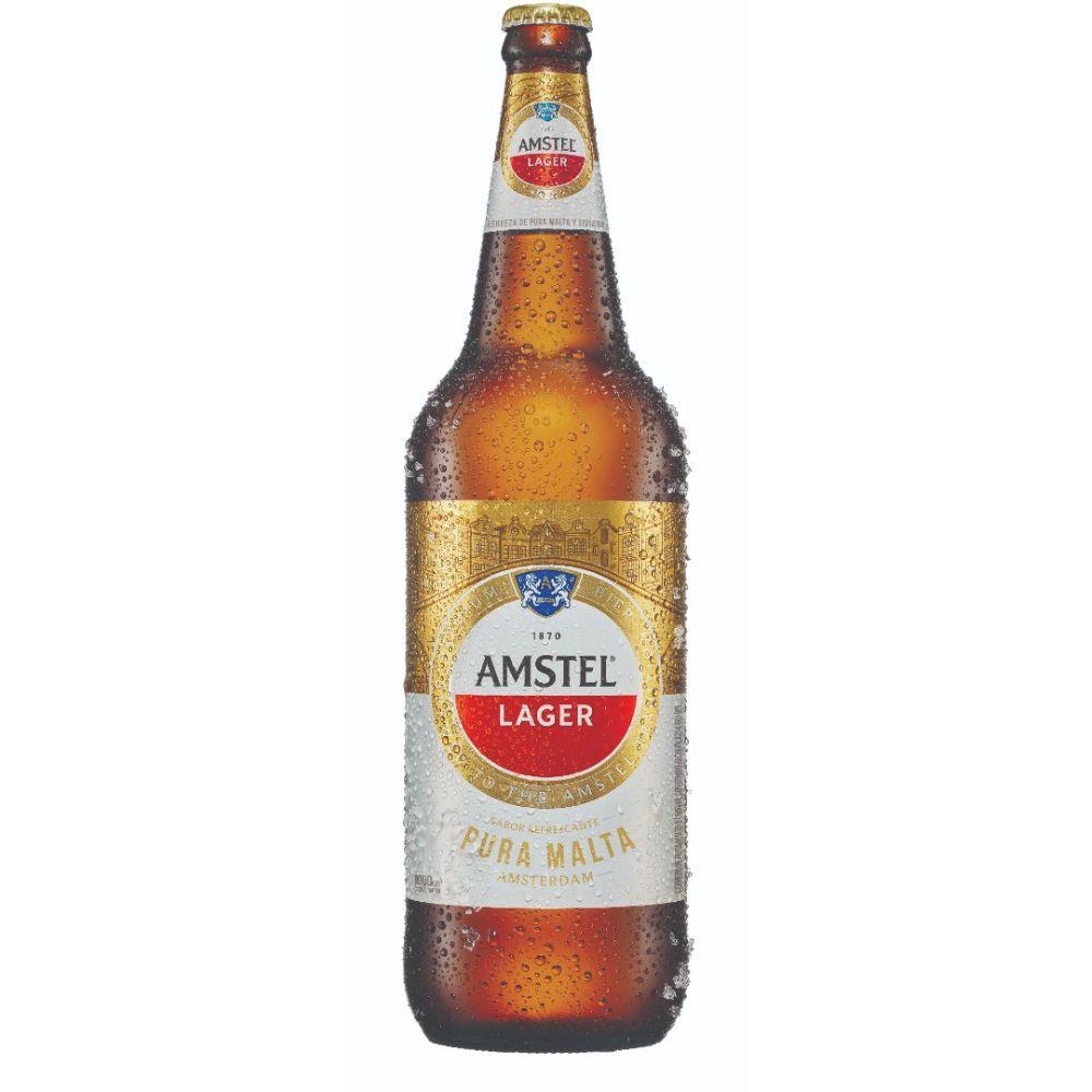 CERVEZA AMSTEL LAGER 1 L
