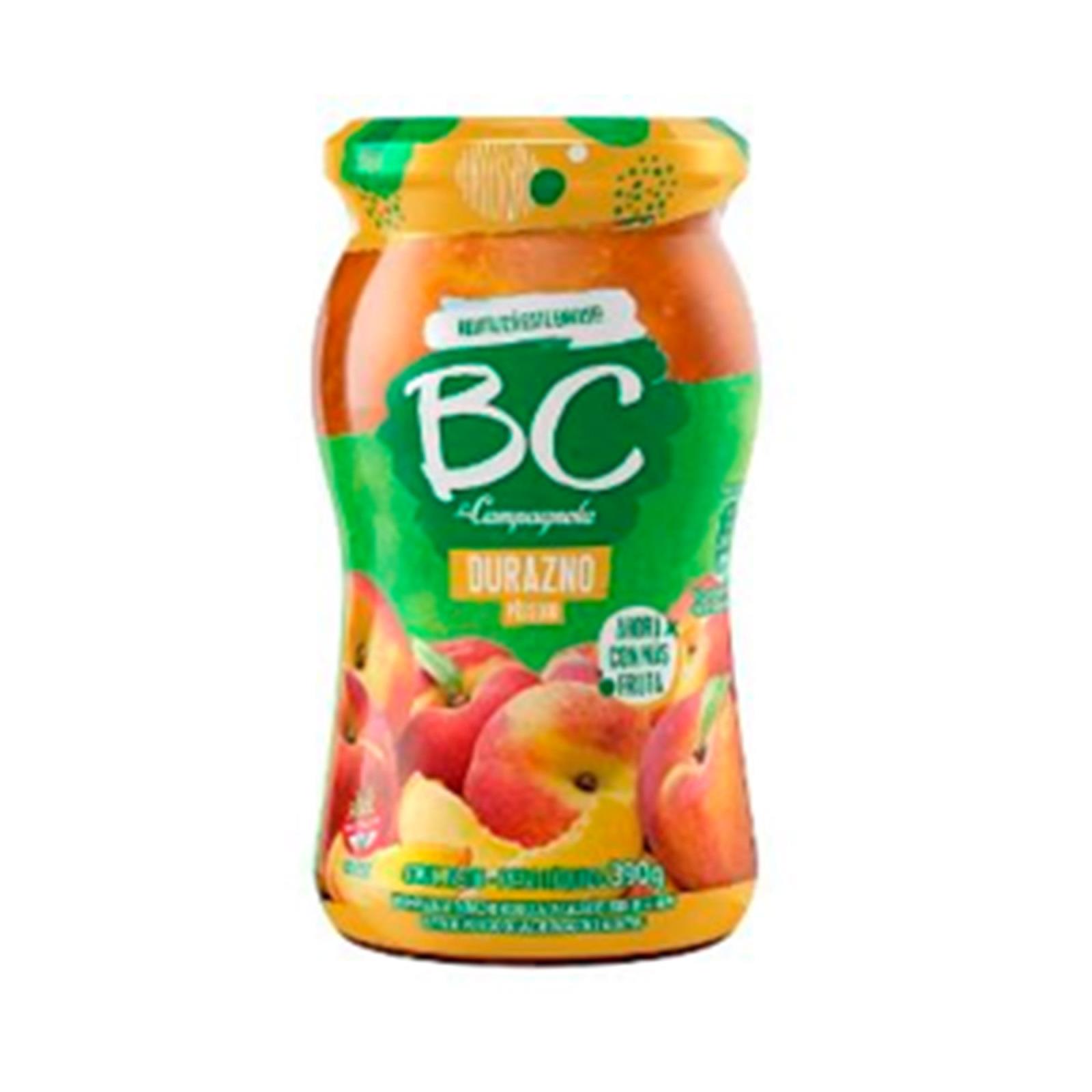 BC MERMELADA  DURAZNO 390 G.