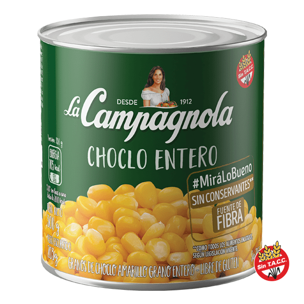 CHOCLO ENTERO LA CAMPAGNOLA LATA 300G