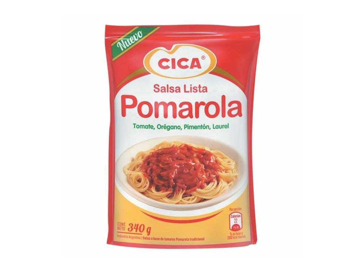 CICA SALSA LISTA POMAROLA 340G