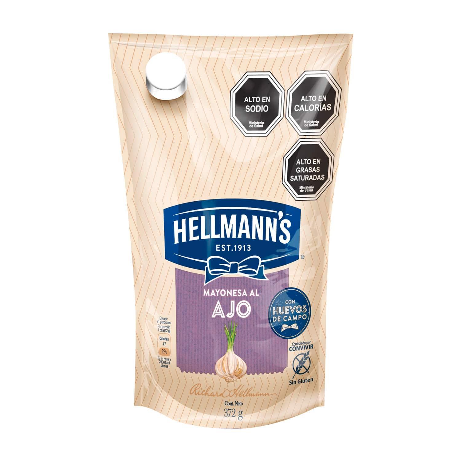 MAYONESA HELMANNS CON AJO 250G