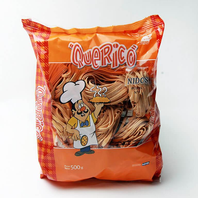 FIDEO QUE RICO NIDO CON MORRON 500G