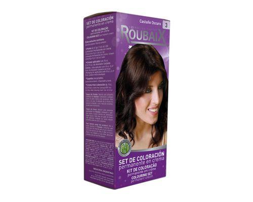 ROUBAIX SET DE COLORACION CASTAÑO OSCURO 3