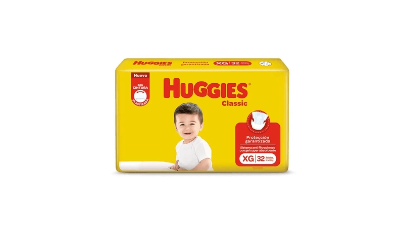  PAÑAL HUGGIES XG 32UD