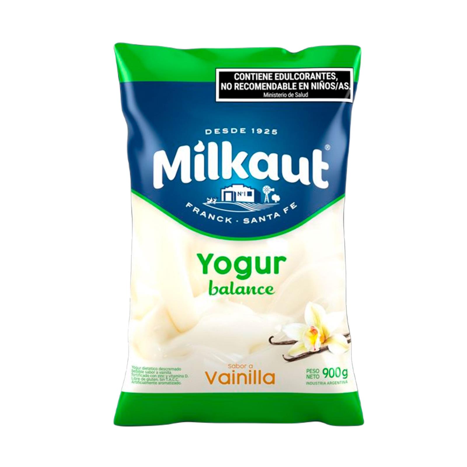 MILKAUT YOGUR BALANCE VAINILLA 1LT