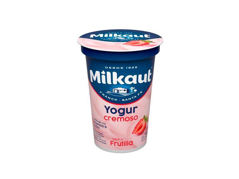 MILKAUT YOGUR CREMOSO FRUTILLA 190G