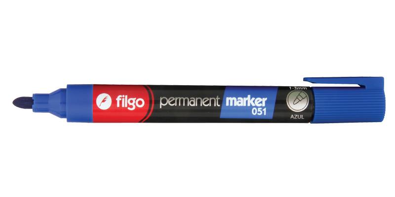 MARCADOR FILGO PERM AZUL