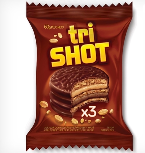 ALFAJOR TRIPLE SHOT X 60 GRS.