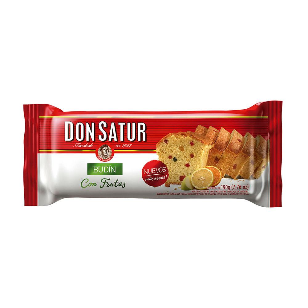 BUDIN C/FRUTA D.SATUR X190GR