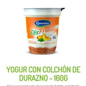 RAMOLAC DISFRUTA COLCHON DE FRUTA DURAZNO X160G 