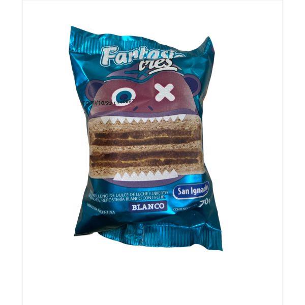 ALFAJOR FANTASIO3 BLANCO X 65 G