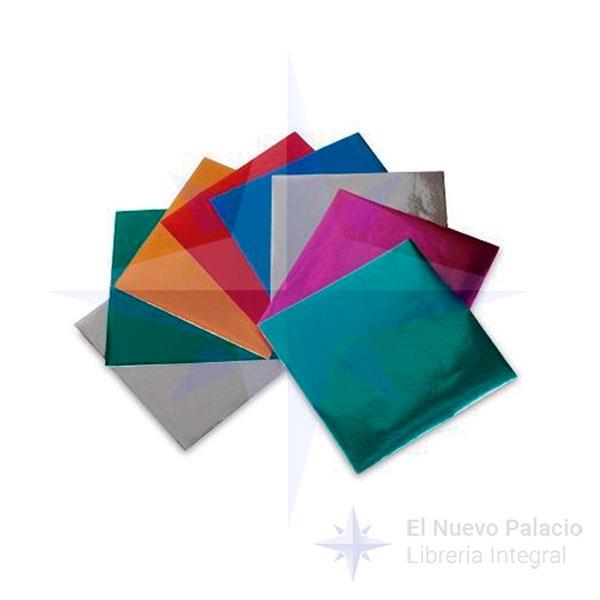 PAPEL GLACE METALIZADO VS.COLORES X10