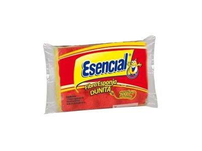 ESPONJA FIBRA DUNITA ESENCIAL ROJA 