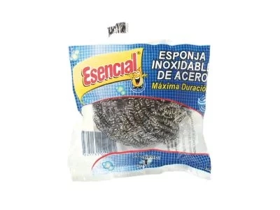 ESPONJA DE ACERO ESENCIAL ROLLITO 30G.