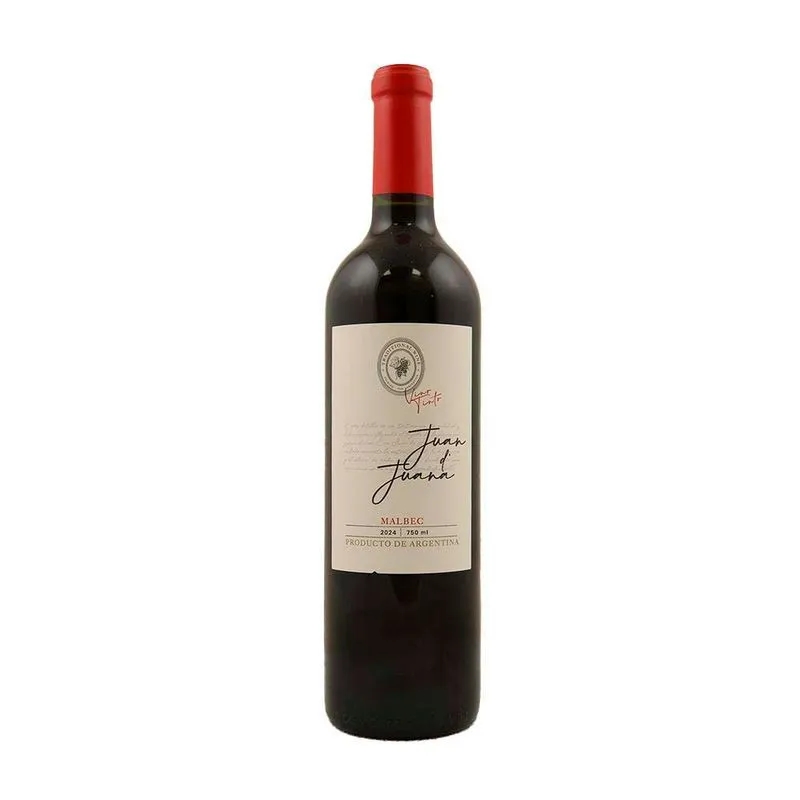 VINO JUAN DE JUANA MALBEC TINTO 750ML