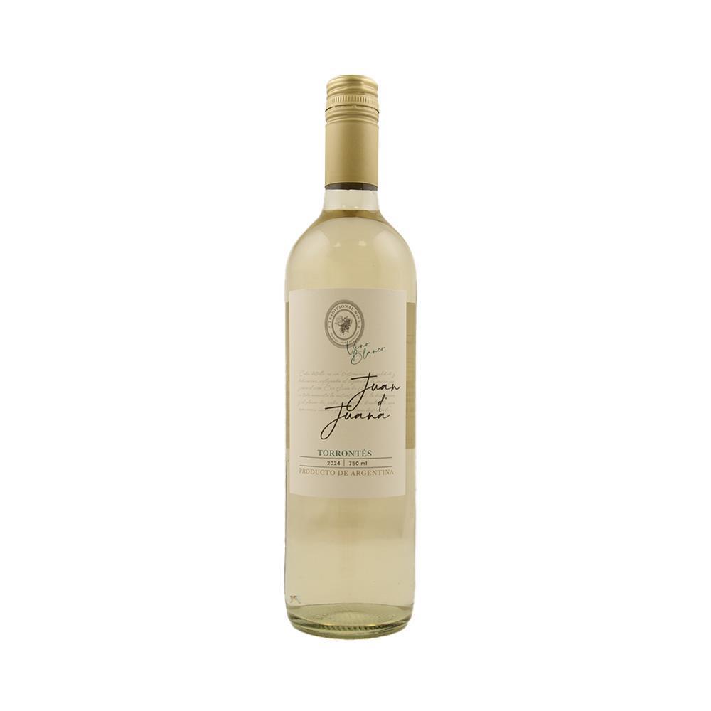 JUAN DE JUAN VINO BLANCO TORRONTES 750ML