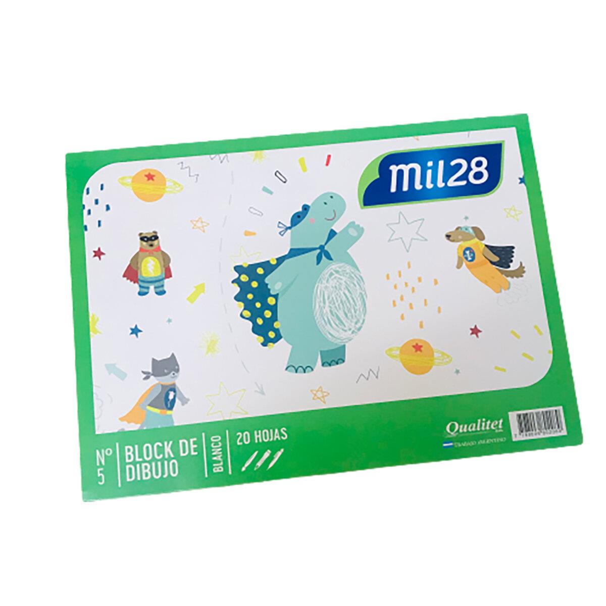 BLOCK DIBUJO 1028 BLANCO X 20 HS
