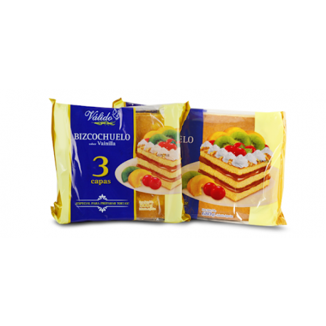 VALIDO BIZCOCHUELO VAINILLA 3C X500GRS