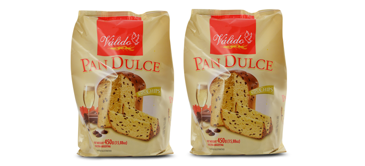VALIDO PAN DULCE CON CHIPS 400G