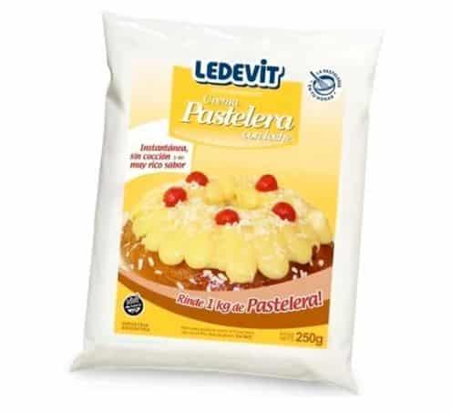 CREMA PASTELERA LEDEVIT INST.C/LECHE 250GR.