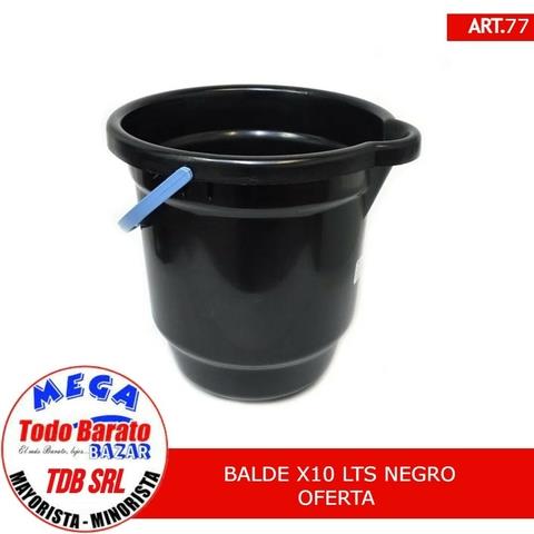 BALDE PLASTICO PORTEÑA 10L