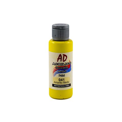 AD ACRILICO AMARILLO MEDIO 60ML,
