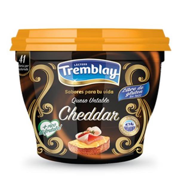 QUESO UNTABLE CHEDDAR TREMBLAY X 190G.