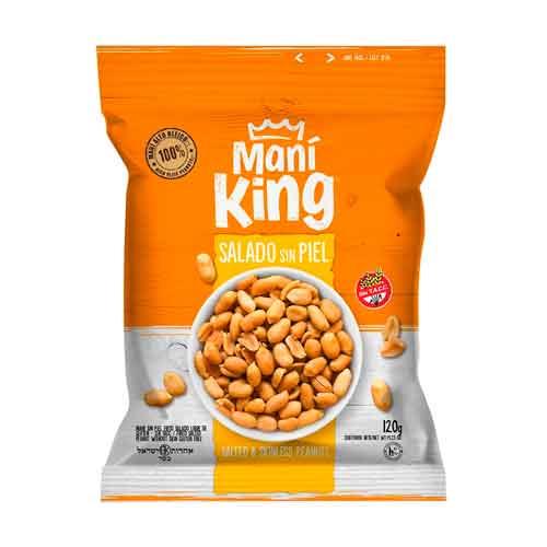 MANI KING SALADO SIN PIEL 100G