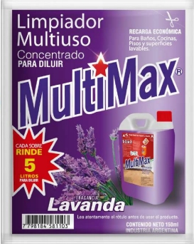 MULTIMAX LIMPIADOR CONCENTRADO LAVANDA X150ML
