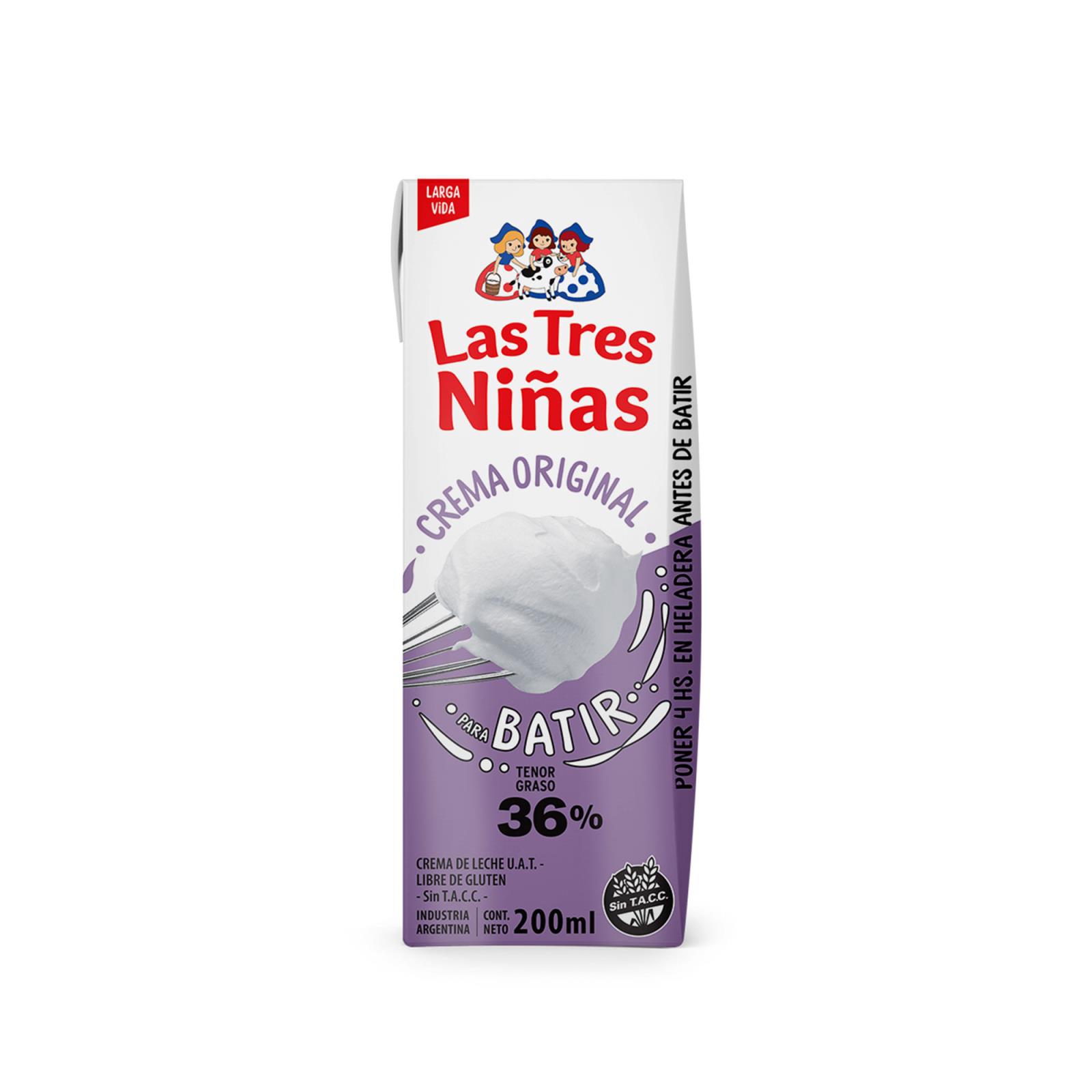 LAS TRES NIÑAS CREMA PARA BATIR 200ML