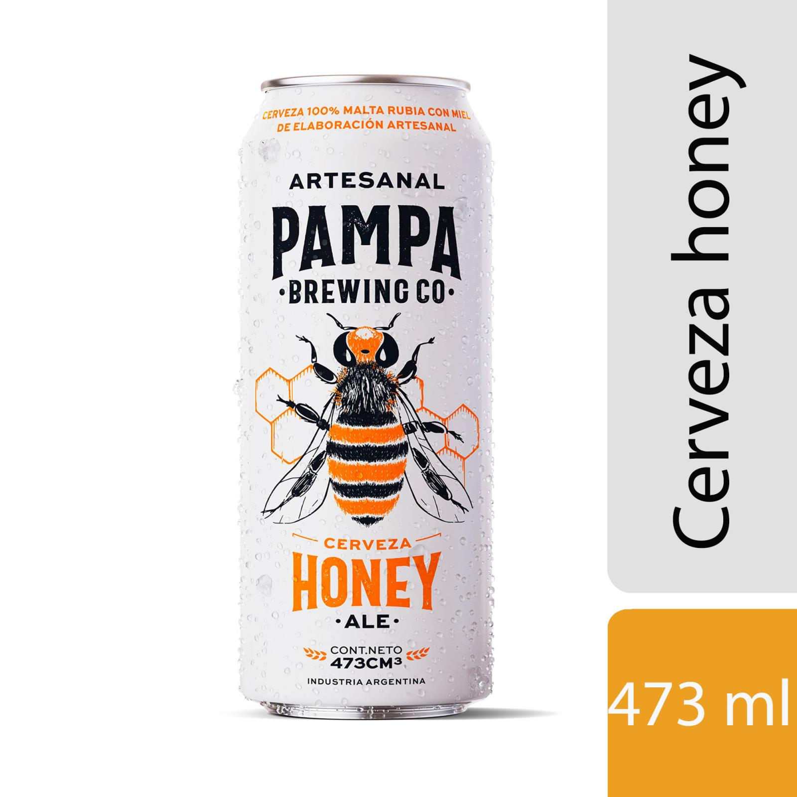 CERV. ART. PAMPA HONEY ALE 473ML