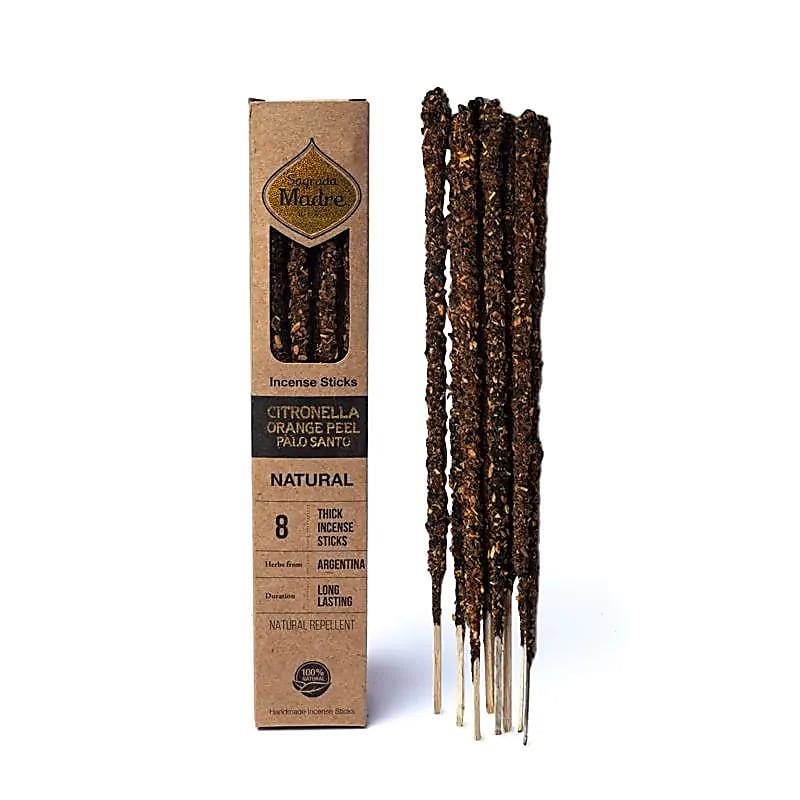 SAHUMERIOS SAGRADA MADRE CITRONELA ORANGE PALO SANTO