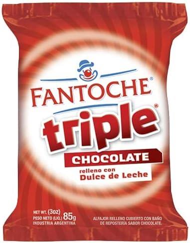 ALFAJOR FANTOCHE TRIPLE NEGRO X85G