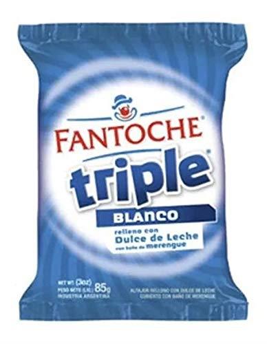 ALFAJOR FANTOCHE TRIPLE BLANCO X 85G