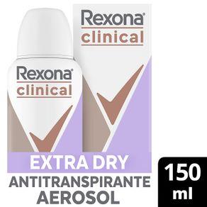 REXONA CLINICAL MUJER ANT. AEROSOL  EXTRA DRY 96H 150ML
