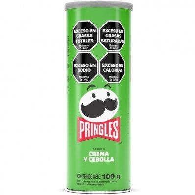 PRINGLES SABOR CREMA Y CEBOLLA 109G