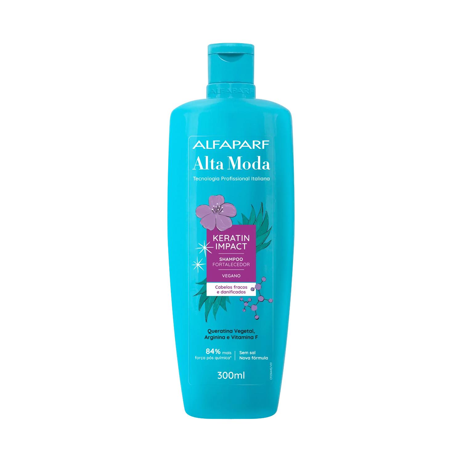 ALFAPARF ALTA MODA KERATIN IPACT SHAMPOO FORTALECEDOR 300ML