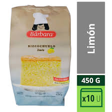 BIZCOCHUELO BARBARA LIMON 450 G