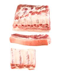 COSTILLA CERDO CON CUERO CORTADO 